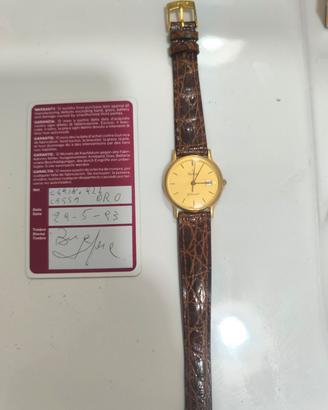 orologio vintage da donna in oro 