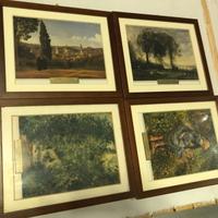 4 quadri stampe di capolavori