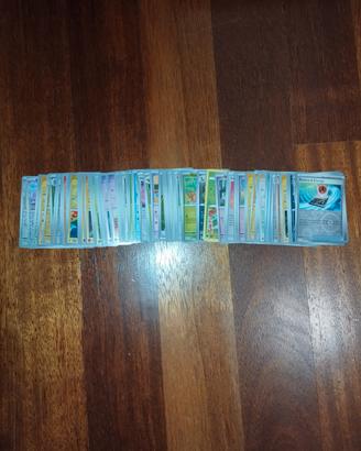 Megalotto 100 carte Pokemon holo reverse