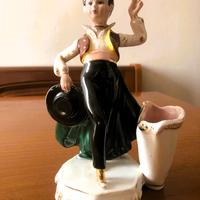 Statuina in ceramica ballerino spagnolo