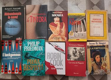Lotto 10 libri assortiti - Thriller e Classici