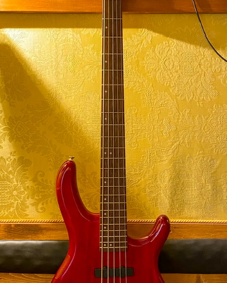 Cort Action Bass V Plus Trans Red