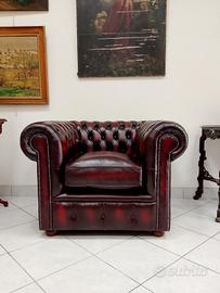 Nuova poltrona chesterfield chester club originale