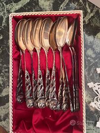 Set Posate da Dolce Vintage "Rosa di Hildesheim" -