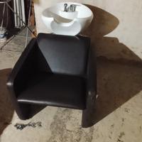 poltrona shampoo.piu 2 sedie da barbiere sdrabile 