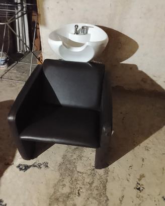 poltrona shampoo.piu 2 sedie da barbiere sdrabile 