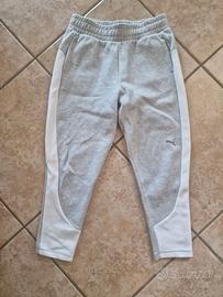 Puma pantaloni tuta donna M grigio melange