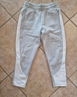 Puma pantaloni tuta donna M grigio melange