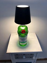 Lampada con bottiglia gin Tanqueray 0,0LEDwireless