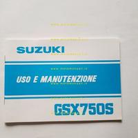 Suzuki GSX 750 S KATANA 1981 manuale uso italiano