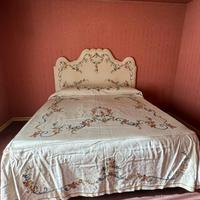 LOTTO completo letto, tendaggi, copriletto