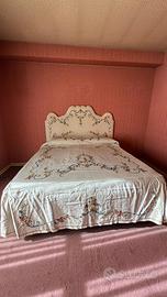 LOTTO completo letto, tendaggi, copriletto