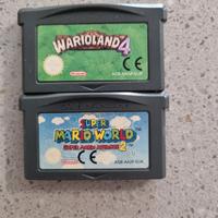 2 giochi super mario Game Boy Advance