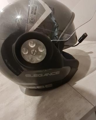 Casco Jet con auricolare 