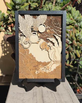The Binding of Isaac, quadro in legno 15×20cm 
