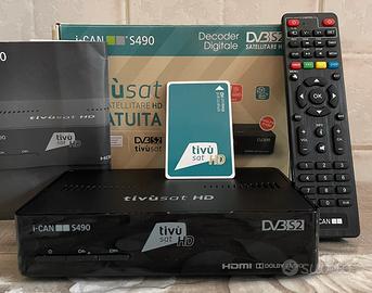 Decoder Tivusat + (Carta Attiva)  ICAN S490