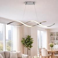 lampadario Argentato a sospensione LED 