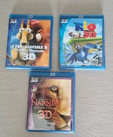 Set 3 DVD BLUE RAY anche in 3D