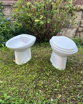Coppia Sanitari Bagno Bianchi