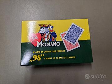 Carte da gioco Modiano poker 98