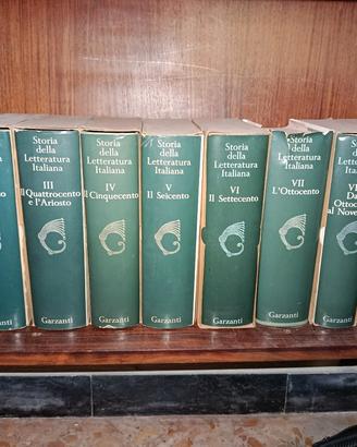 Storia della letteratura italiana -9 volumi- 1965