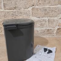 Porta pattumiera cesto grigio