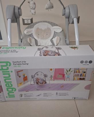 Altalena elettrica e musicale bambini