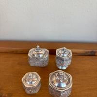 Scatoline in argento indiano