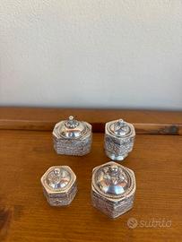 Scatoline in argento indiano