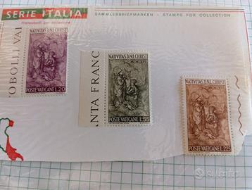 (1434) - Francobolli Vaticano Natività (1966)