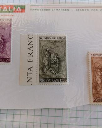 (1434) - Francobolli Vaticano Natività (1966)
