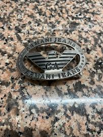 Fibbia Armani Jeans con logo aquila GA