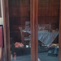 libreria vetrinetta stile anni '60 con ripiani in 