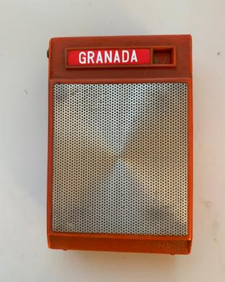 Radio Transistor Vintage GRANADA Arancione Anni 70