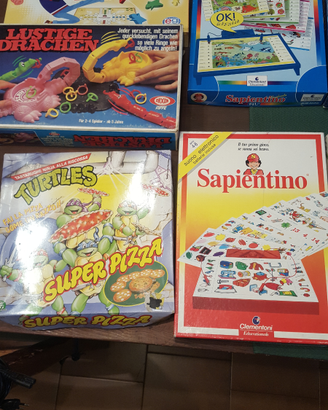 Giochi di società alcuni anni 80