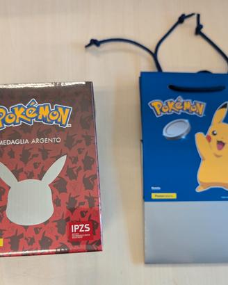 Pokeball medaglia Argento - Poste Italiane