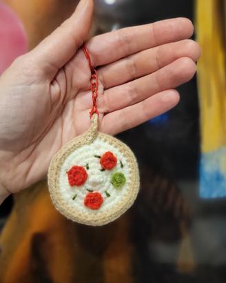 Portachiavi Pizza intera 🍕 fatto a mano