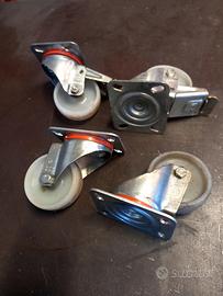 Ruote per carrelli. kit da 4 