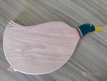 tagliere in legno tema caccia