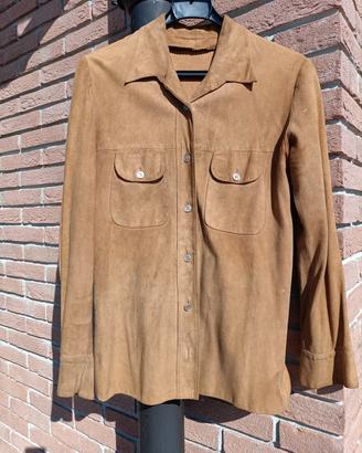 Camicia donna in daino vintage anni 70