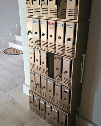 6 moduli cassette postali condominiali in al
