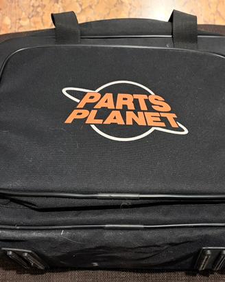 Pedalboard per effetti completa di borsa.