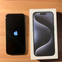 Iphone 15 pro 128 gb titanio blu