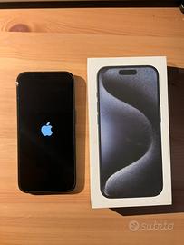 Iphone 15 pro 128 gb titanio blu