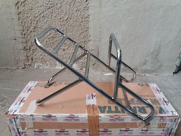 portapacchi orizzontale cromato per vespa