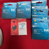 6 cartucce per stampante epson nuove sigillate