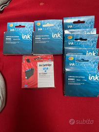 6 cartucce per stampante epson nuove sigillate