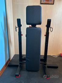 Panca piana inclinabile con candele Decathlon