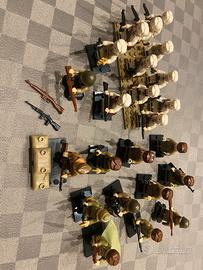 Lotto n23 minifigures soldati russi ww2