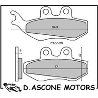 PASTIGLIE FRENO RMS ORGANICHE PIAGGIO HEXAGON LX 1